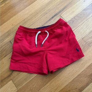 Polo by Ralph Lauren Red Kids Swim Shorts